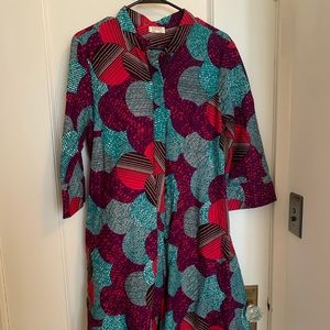 Pink & Turquoise Dress from Zuri - Unique!